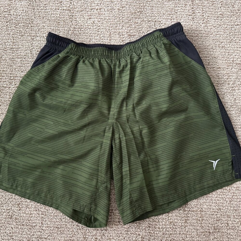 Old Navy Active Go Dry Swim Trunks / Board Shorts w/ Liner - Forest  / Size 28